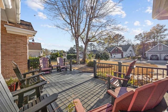 9628 Indigo Creek Blvd, Murrells Inlet, SC 29576 - deck with a residential view