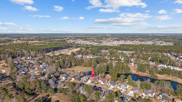 9628 Indigo Creek Blvd, Murrells Inlet, SC 29576 - aerial view with a water view, a view of trees, and a residential view
