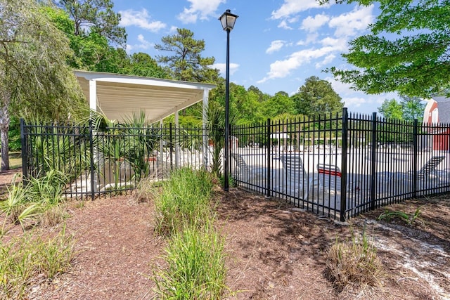 gate with fence