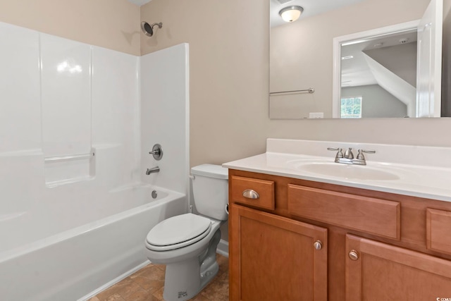 853 Derbyshire Ct, Conway, SC 29526 - full bath with toilet, vanity, and bathtub / shower combination