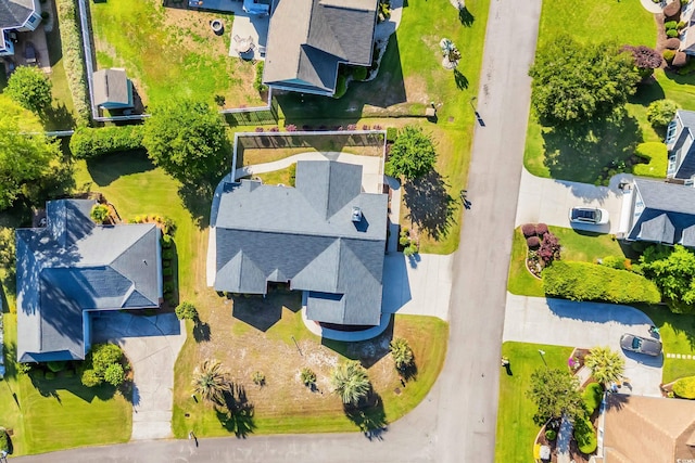 birds eye view of property featuring a residential view
