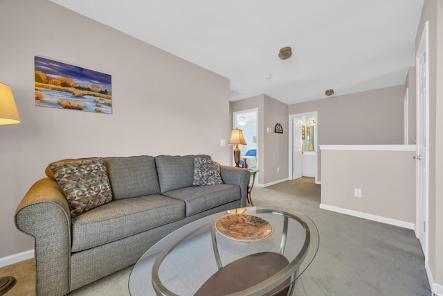 260 Connemara Dr Unit E, Myrtle Beach, SC 29579 - living room with carpet floors and baseboards