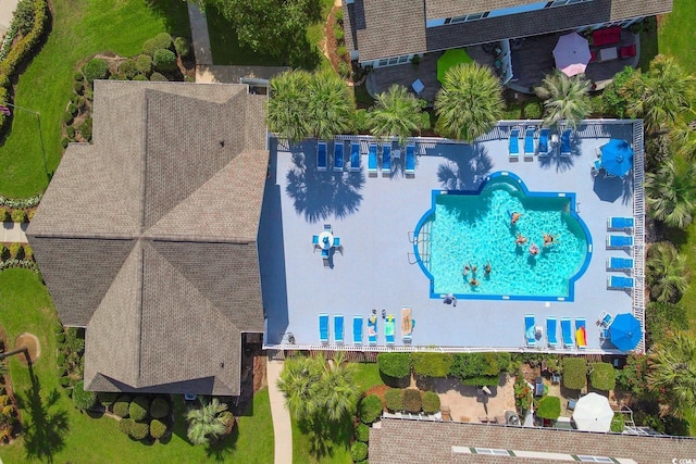 104-4 Gully Branch Ln Unit 4, Myrtle Beach, SC 29572 - aerial view of a pool