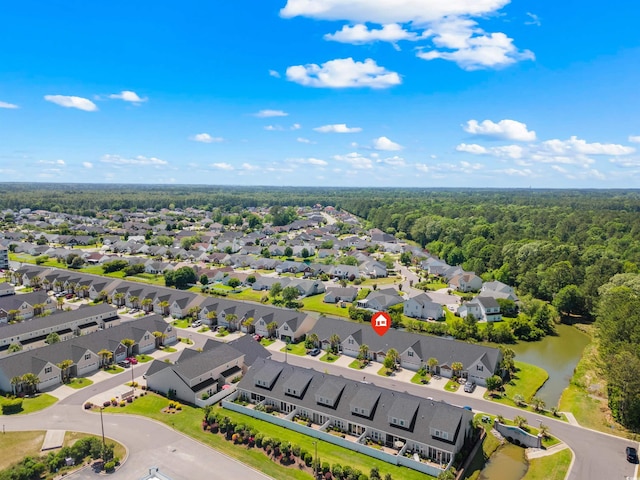232 Je Edward Dr Unit 21, Myrtle Beach, SC 29588 - birds eye view of property featuring a water view and a residential view
