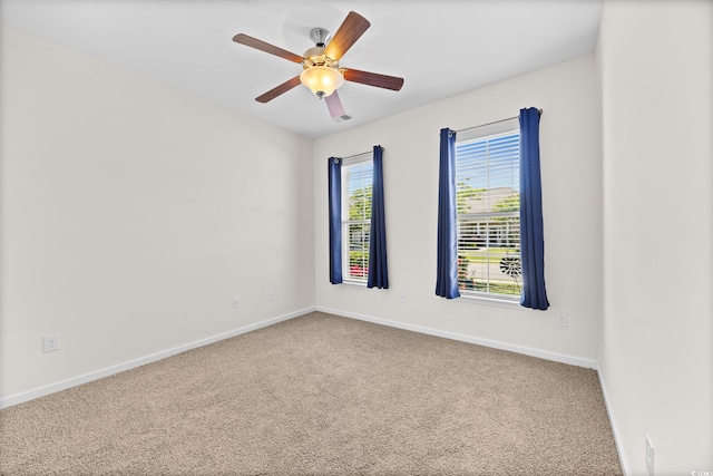 962 Witherbee Way, Little River, SC 29566 - empty room featuring baseboards, visible vents, ceiling fan, and carpet