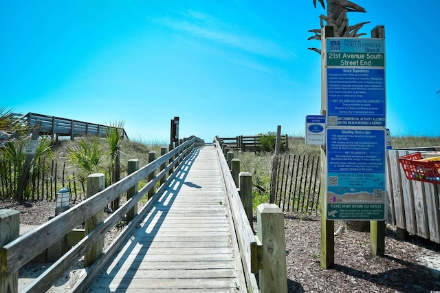 view of property's community