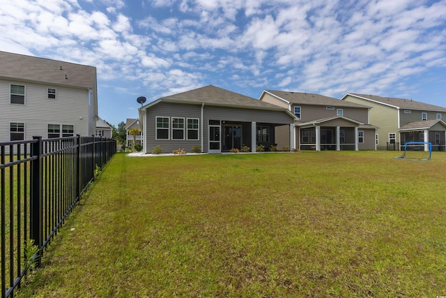 428 Calhoun Falls Dr, Myrtle Beach, SC 29579 - back of house featuring a sunroom