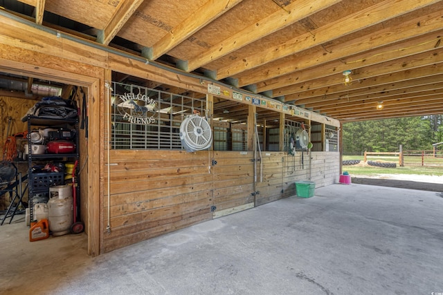 view of stable