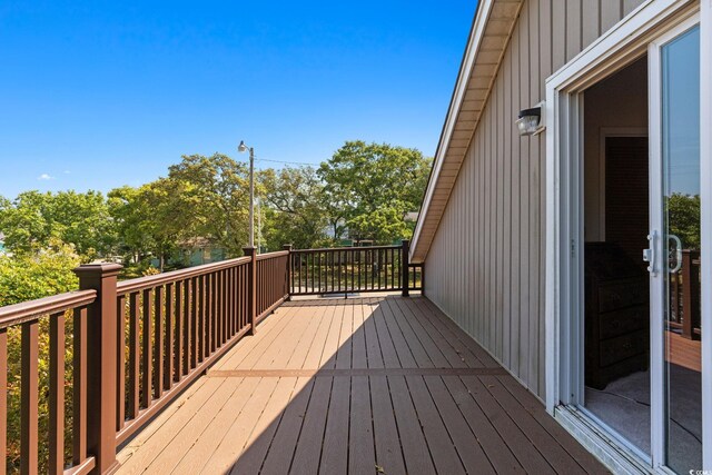 607A 28th Ave S, North Myrtle Beach, SC 29582 - view of wooden deck