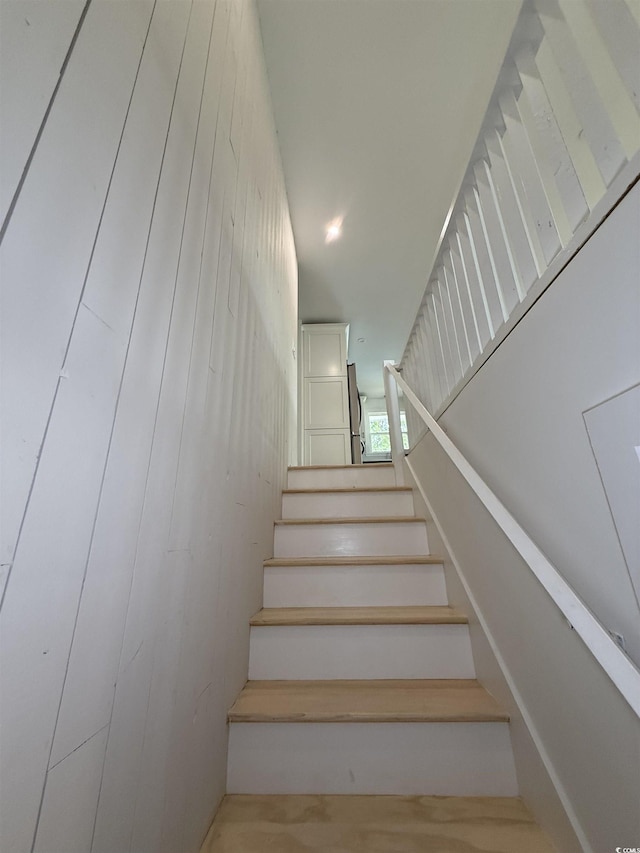 view of staircase