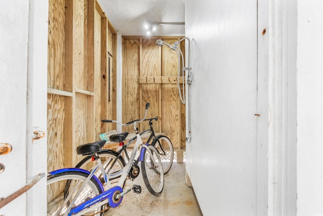 view of storage area