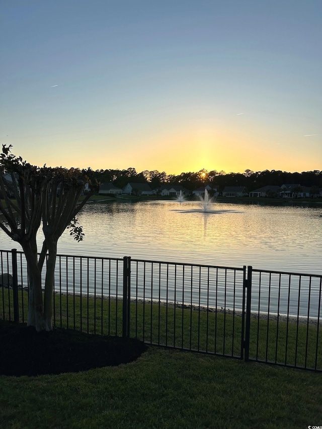 179 Hyacinth Loop, Murrells Inlet, SC 29576 - property view of water featuring fence