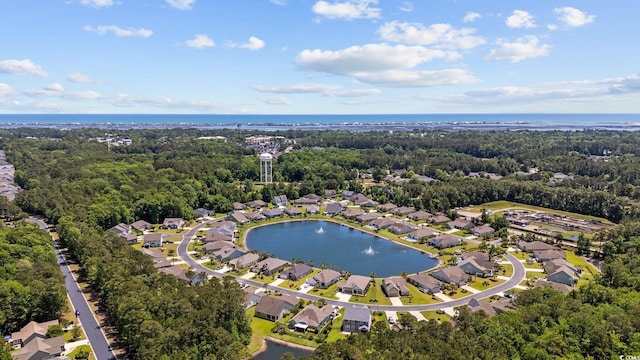 179 Hyacinth Loop, Murrells Inlet, SC 29576 - drone / aerial view with a water view and a residential view