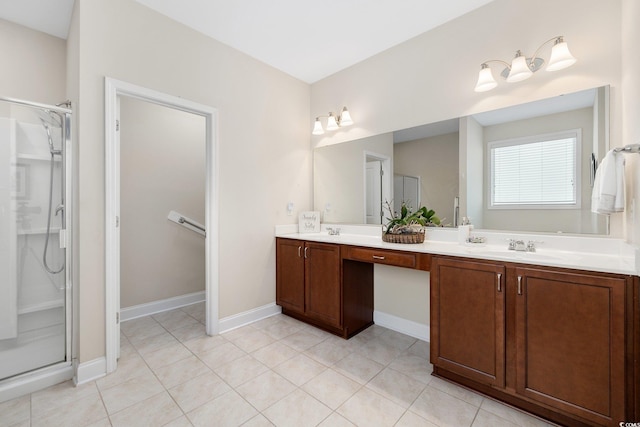 179 Hyacinth Loop, Murrells Inlet, SC 29576 - full bathroom with a stall shower, double vanity, and a sink