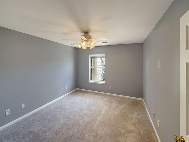 1041 Blue Stem Dr Unit 37A, Pawleys Island, SC 29585 - empty room with carpet floors, ceiling fan, and baseboards