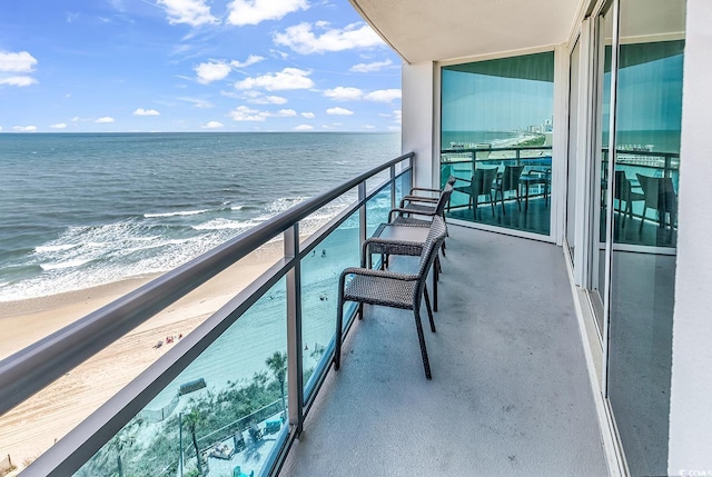107 S Ocean Blvd Unit 1001, Myrtle Beach, SC 29577 - balcony with a water view