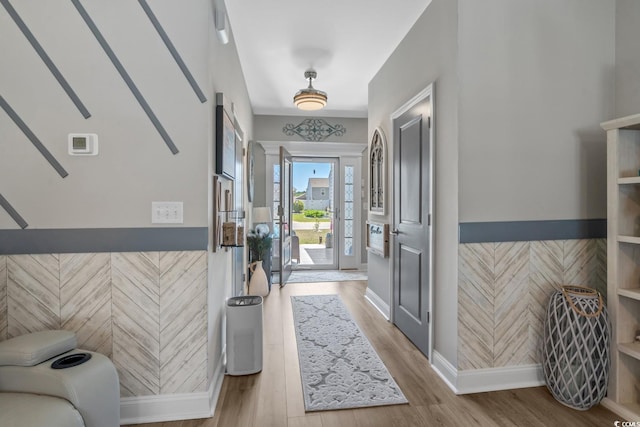 804 Twickenham Loop, Longs, SC 29568 - interior space featuring wainscoting, baseboards, and wood finished floors