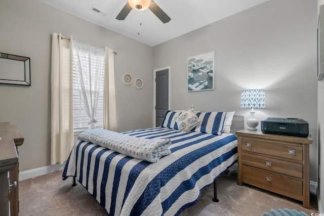 804 Twickenham Loop, Longs, SC 29568 - carpeted bedroom with baseboards, ceiling fan, and visible vents
