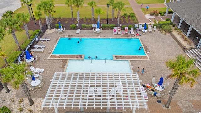 4609 Day Lily Run St, Myrtle Beach, SC 29579 - bird's eye view of a pool