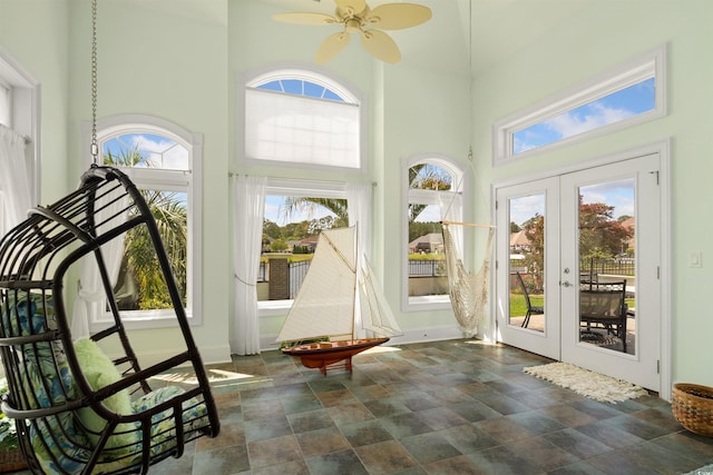 220 Waterfall Cir, Little River, SC 29566 - sunroom featuring french doors