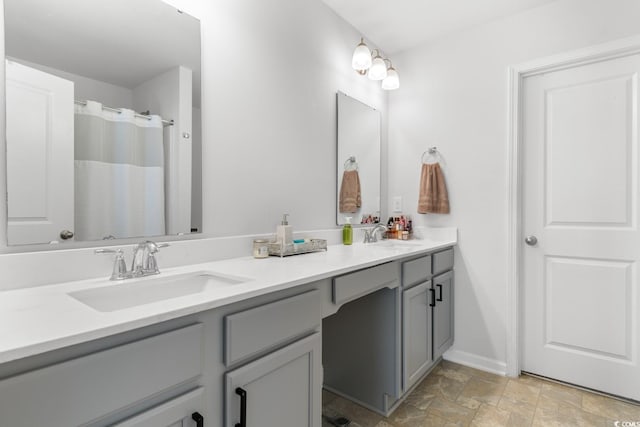 1123 Fairway Ln Unit 1123, Conway, SC 29526 - full bathroom with baseboards, stone finish flooring, and vanity
