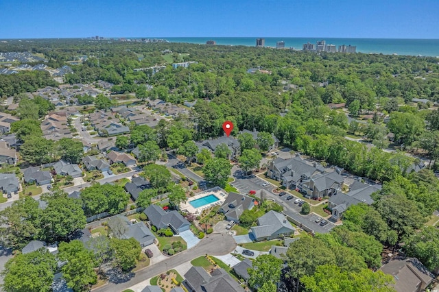 900 Courtyard Dr Unit K7, Myrtle Beach, SC 29577 - birds eye view of property featuring a water view and a residential view