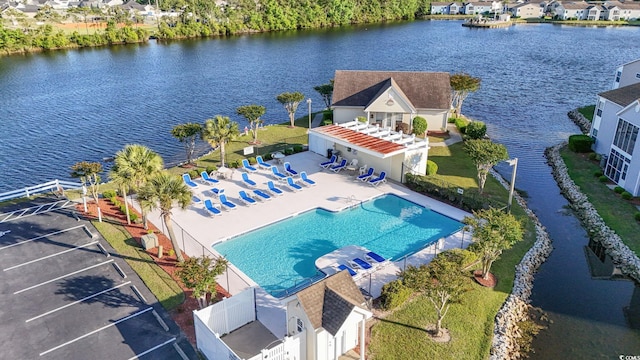 2258 Essex Dr Unit G, Surfside Beach, SC 29575 - birds eye view of property featuring a water view