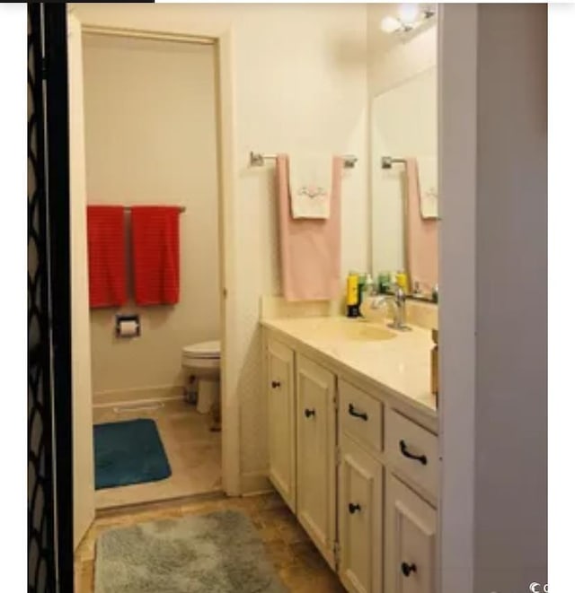 913 Villa Dr Unit 913, North Myrtle Beach, SC 29582 - bathroom featuring toilet and vanity