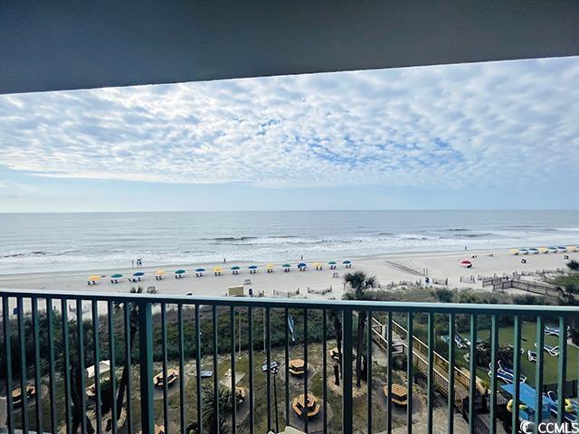 201 N Ocean Blvd Unit 2536, Myrtle Beach, SC 29572 - water view with nearby beach