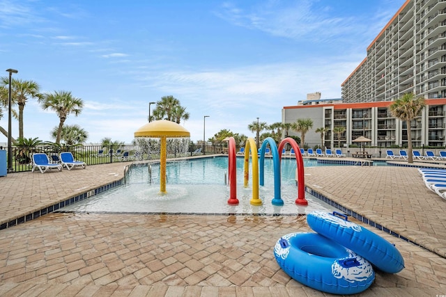 201 N Ocean Blvd Unit 2536, Myrtle Beach, SC 29572 - view of jungle gym featuring a community pool and a patio area