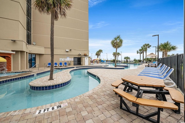 201 N Ocean Blvd Unit 2536, Myrtle Beach, SC 29572 - community pool featuring a patio area