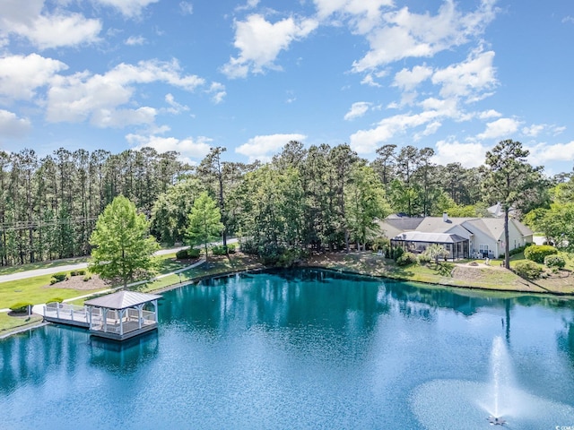 1004 Addington Ct, Murrells Inlet, SC 29576 - view of pool with a water view