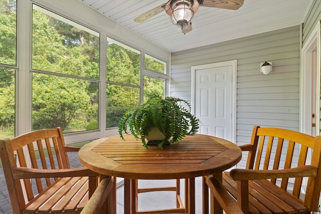 157 Olde Towne Way Unit 4, Myrtle Beach, SC 29588 - sunroom / solarium with ceiling fan