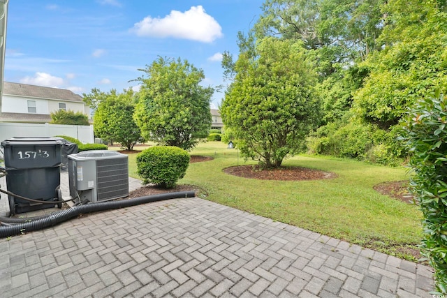 157 Olde Towne Way Unit 4, Myrtle Beach, SC 29588 - view of patio featuring central air condition unit and fence