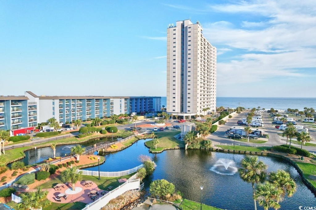 5905 Ocean Blvd S Unit 1608, Myrtle Beach, SC 29577 - aerial view with a water view