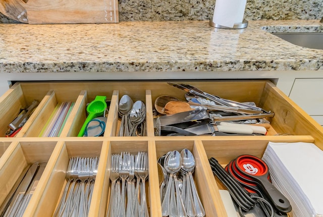 kitchen view of a sink