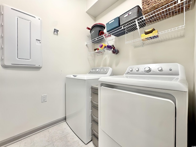 bathroom with toilet, shower / bath combination with curtain, vanity, and tile patterned flooring
