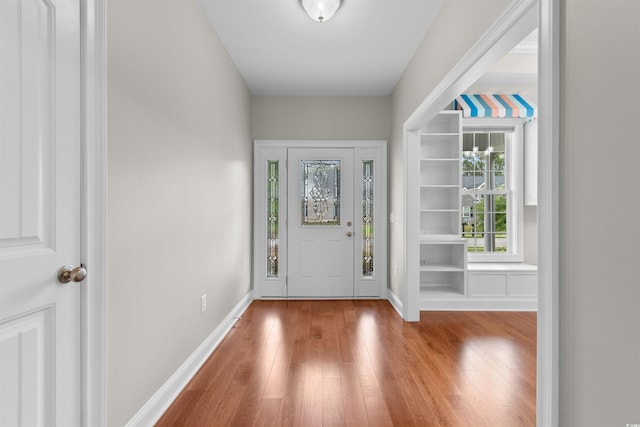 4067 Ridgewood Dr, Conway, SC 29526 - foyer entrance featuring hardwood / wood-style flooring and baseboards