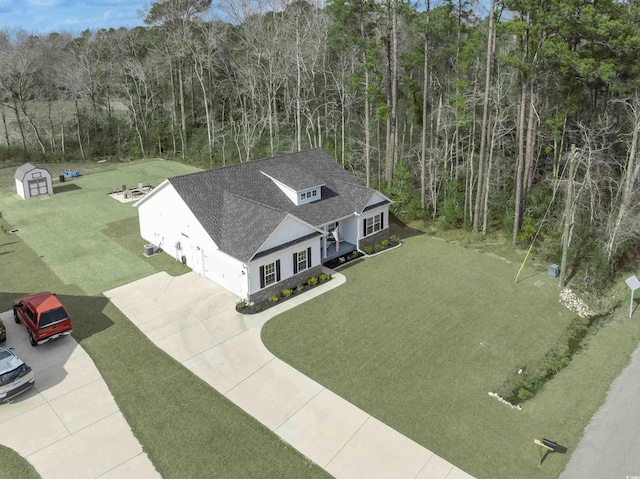 250 Ole Maple St, Loris, SC 29569 - view from above of property featuring a forest