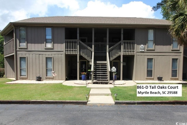 861 Tall Oaks Ct Unit D-61, Myrtle Beach, SC 29588 - view of building exterior featuring stairway