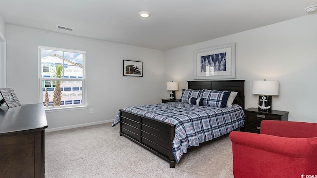 733 Choctaw Dr, Conway, SC 29526 - carpeted bedroom with baseboards and recessed lighting