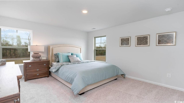 733 Choctaw Dr, Conway, SC 29526 - carpeted bedroom featuring baseboards and recessed lighting