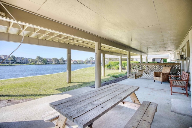 124 Spartina Ct Unit 30, Pawleys Island, SC 29585 - view of patio with a water view