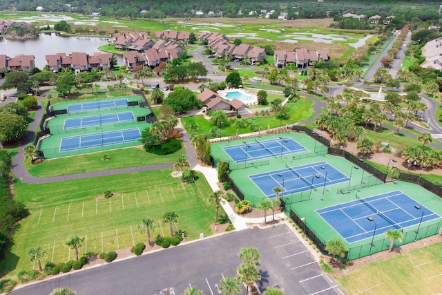 124 Spartina Ct Unit 30, Pawleys Island, SC 29585 - aerial perspective of suburban area with a nearby body of water