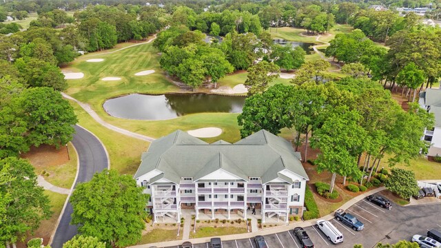 4429 Turtle Ln Unit 3A, Little River, SC 29566 - aerial view featuring view of golf course and a water view