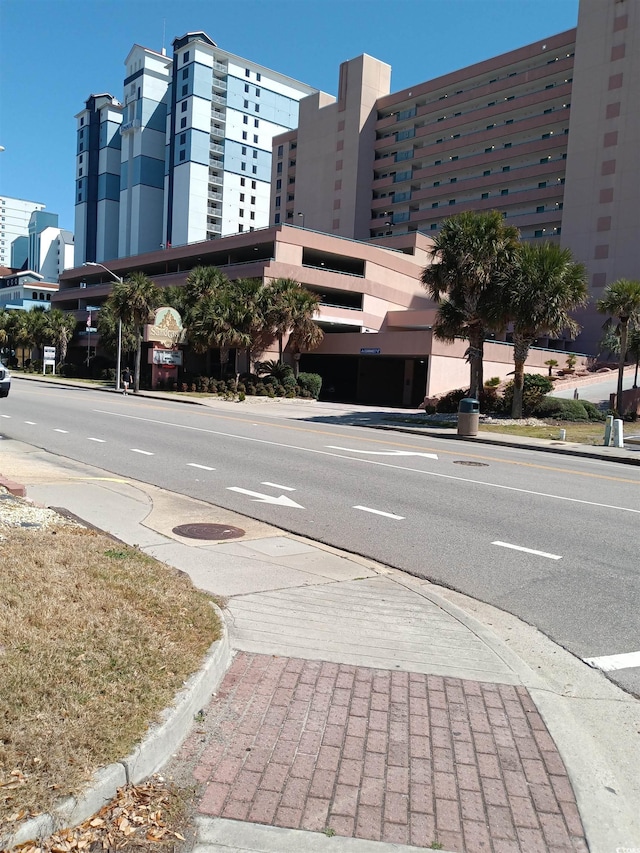 2207 S Ocean Blvd Unit 1407, Myrtle Beach, SC 29577 - view of road with street lights, curbs, and sidewalks