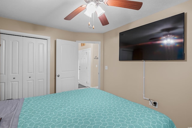101 Alpharetta Ct, Conway, SC 29526 - bedroom with a closet and ceiling fan