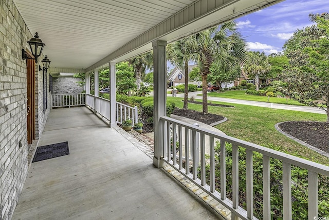 552 Enoree Ct, Myrtle Beach, SC 29588 - view of patio / terrace featuring covered porch