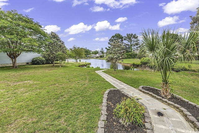 552 Enoree Ct, Myrtle Beach, SC 29588 - view of yard with a water view