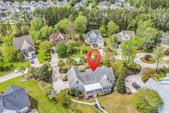 552 Enoree Ct, Myrtle Beach, SC 29588 - birds eye view of property featuring a residential view